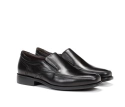Fluchos 7996 Negro – Zapato de Vestir Sin Cordones Elegante y Cómodo