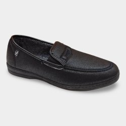 Tênis masculino estilo mocassim | Mocassins pretos