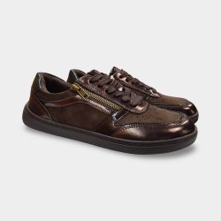 Zapatillas Barefoot Mujer Amarpies | Marrón Chocolate