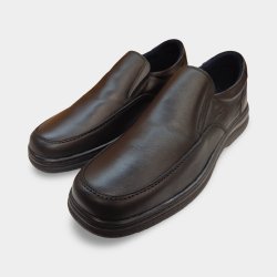 Zapatos Notton sin cordones estilo mocasín negros