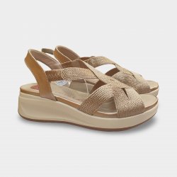 Sandales Doctor Cutillas Bronze pour femmes, à prix abordable | Semelle épaisse et sans boucle