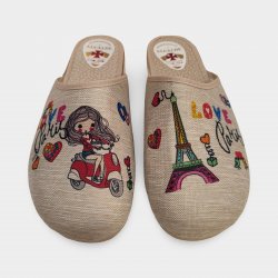 Pantoufles fermées pour femmes, idéales pour la mi-saison | Paris Design