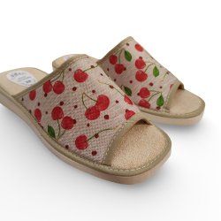 Zapatillas de Casa Verano Cerezas | Ligeras, Transpirables
