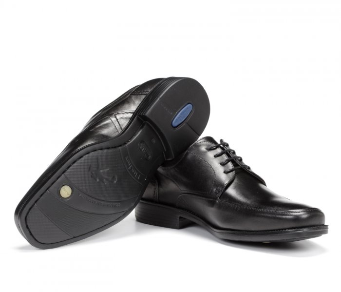 Fluchos Rafael Negro – Zapato de Vestir Ligero y Elegante con Cordones - 4