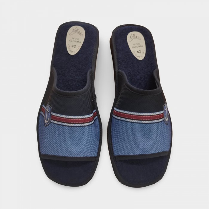 Chinelo masculino azul-marinho para o verão | Leve e fresco - 2