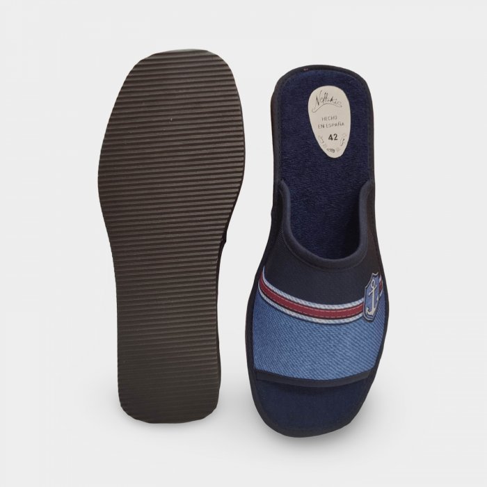 Chinelo masculino azul-marinho para o verão | Leve e fresco - 3