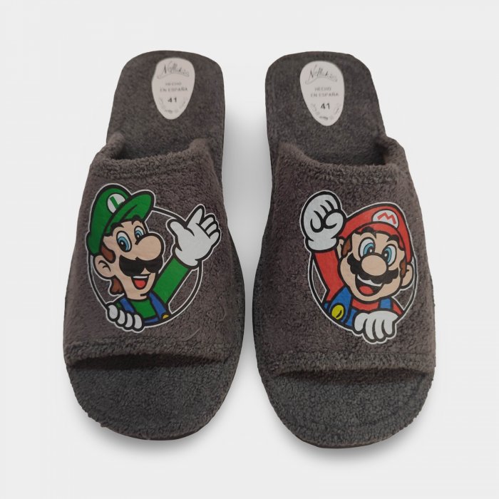 Pantoufles grises pour homme Mario | Légères et estivales - 1