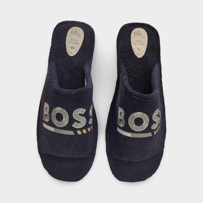 Sabatilles de casa BOSS d'estil elegant per a home d'estiu - 3