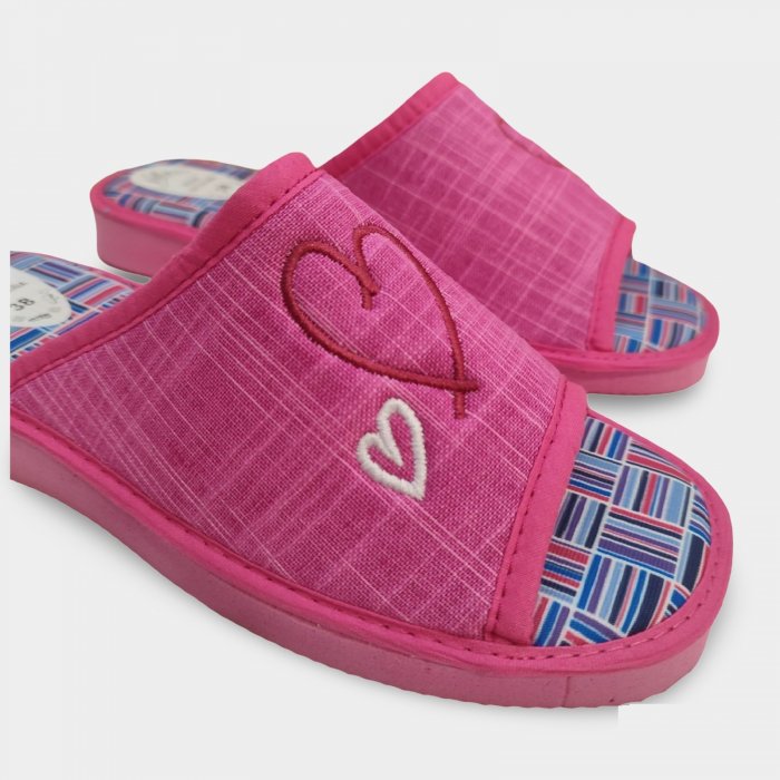 Chinelo feminino de verão, fúcsia, leve - 2