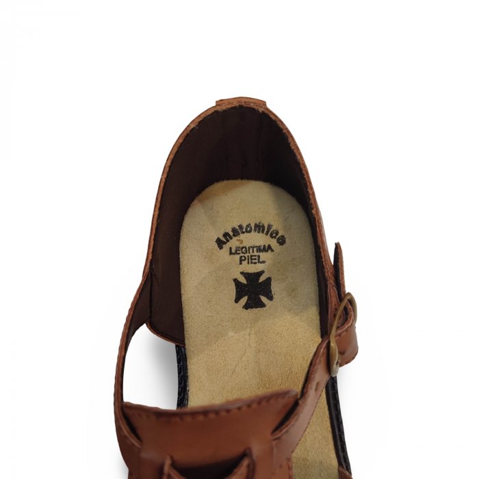 Sandàlies clàssiques d'home de pell en oferta - 5