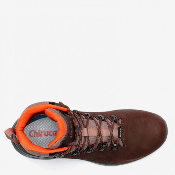 Botas Chiruca Gore-Tex marrón y naranja para senderismo impermeable - 3