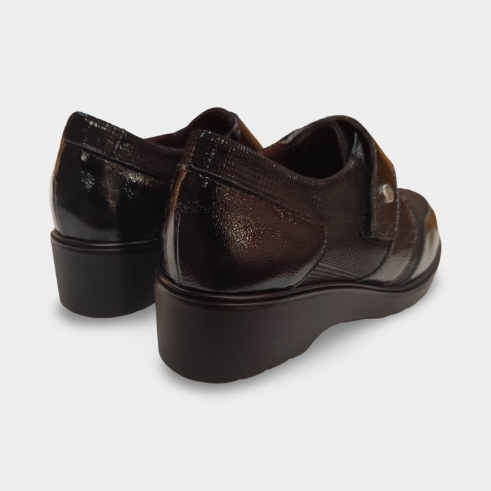 Sapatos Pitillos 11520 com fecho de velcro, confeccionados em lycra e couro. - 3