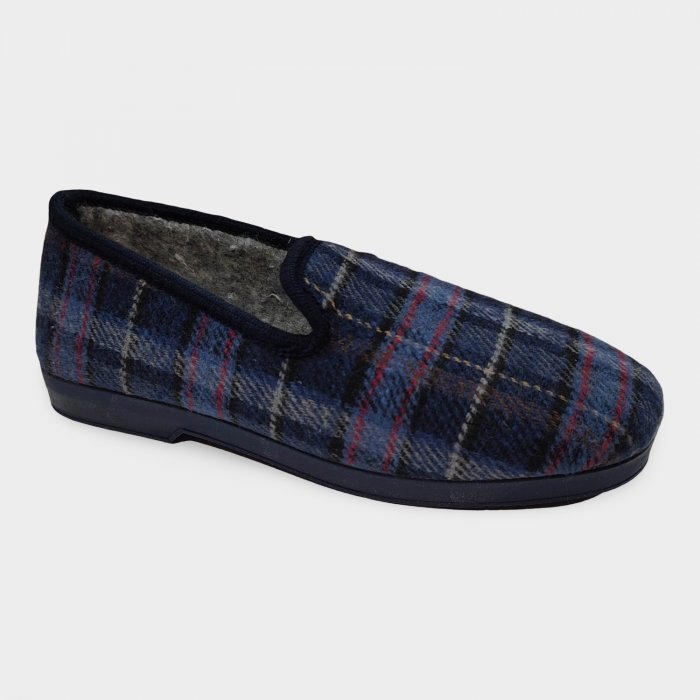 Zapatillas de Cuadros Azules clásicas | Hechas en España - 1
