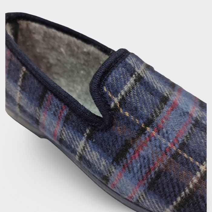 Zapatillas de Cuadros Azules clásicas | Hechas en España - 2