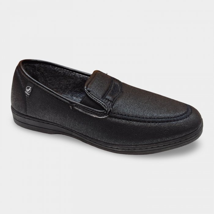Chaussures de sport pour hommes | Mocassins noirs - 1