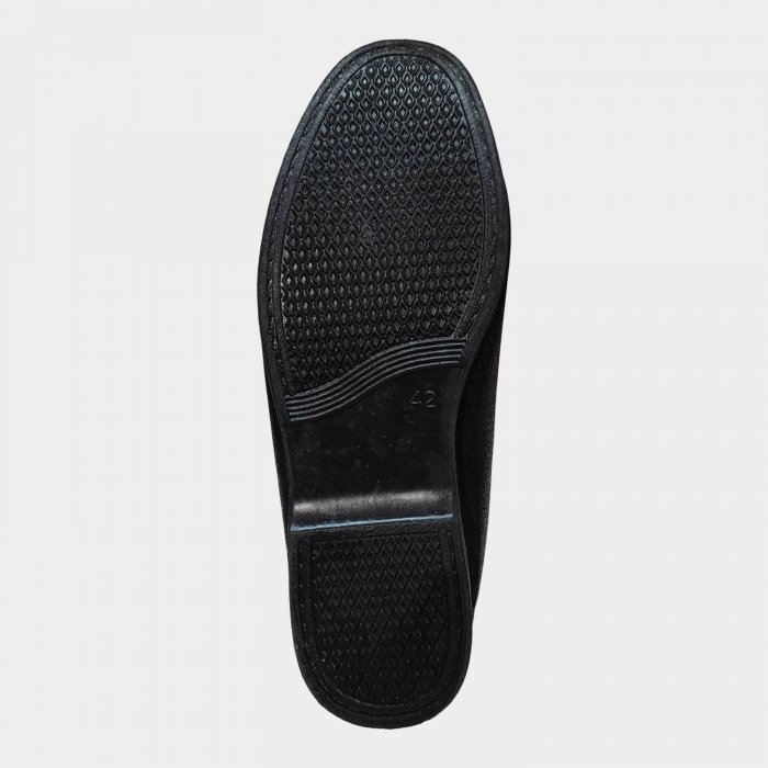 Chaussures de sport pour hommes | Mocassins noirs - 4