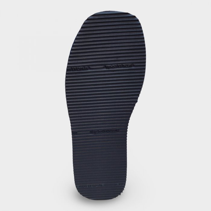 Zapatillas de Casa Mujer Azules Jaspeadas con Lazo - 4