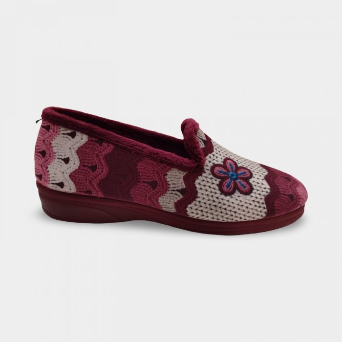 Zapatillas Casa Mujer Alcalde burdeos - 1