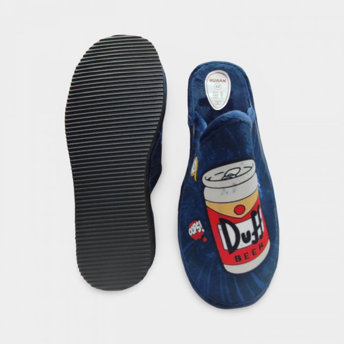 Zapatillas Homer Simpson con Cerveza Duff | Zapatillas de Casa - 3
