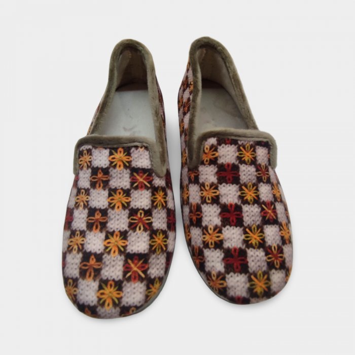Zapatillas de Casa Mujer Cerradas Beige | Cuña Cómoda y Plantilla Extraíble - 4