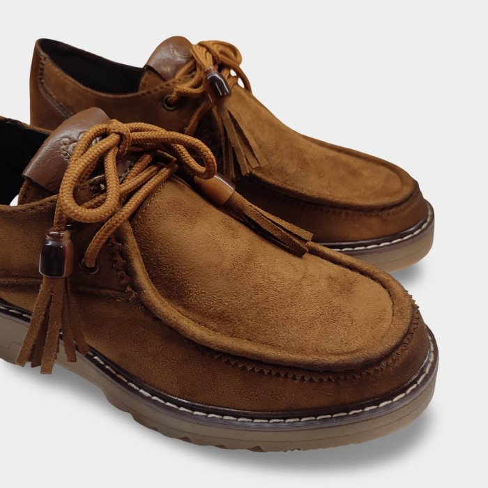 Zapatos Wallaby Amarpies Camel - 2