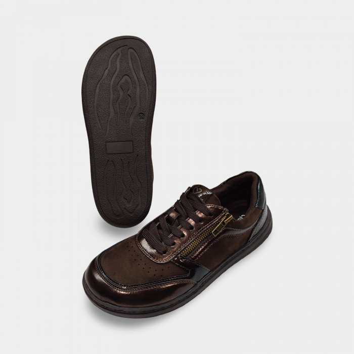 Zapatillas Barefoot Mujer Amarpies | Marrón Chocolate - 5