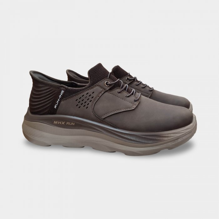 Zapatillas Hands Free Hombre | Sin Cordones Café - 1