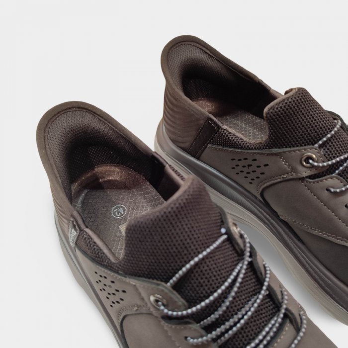 Zapatillas Hands Free Hombre | Sin Cordones Café - 2