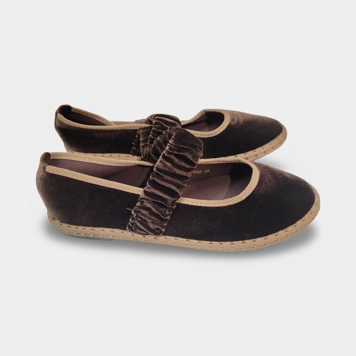 Merceditas Mujer Marrón Chocolate | Planas y en Oferta - 4