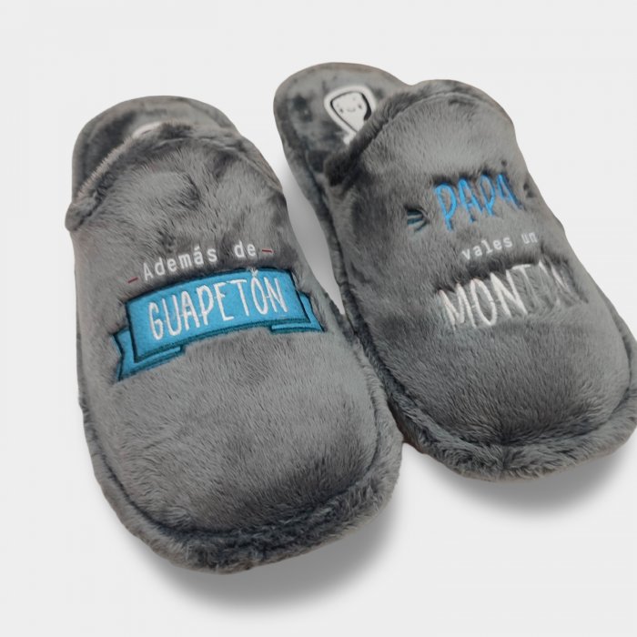 Zapatillas para Papá “Vales un Montón” | Regalo Original - 3