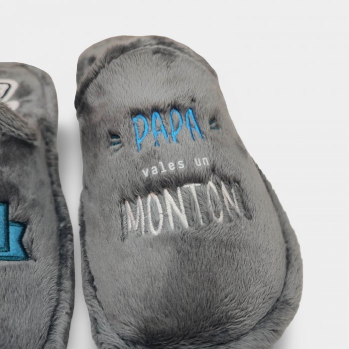 Zapatillas para Papá “Vales un Montón” | Regalo Original - 5