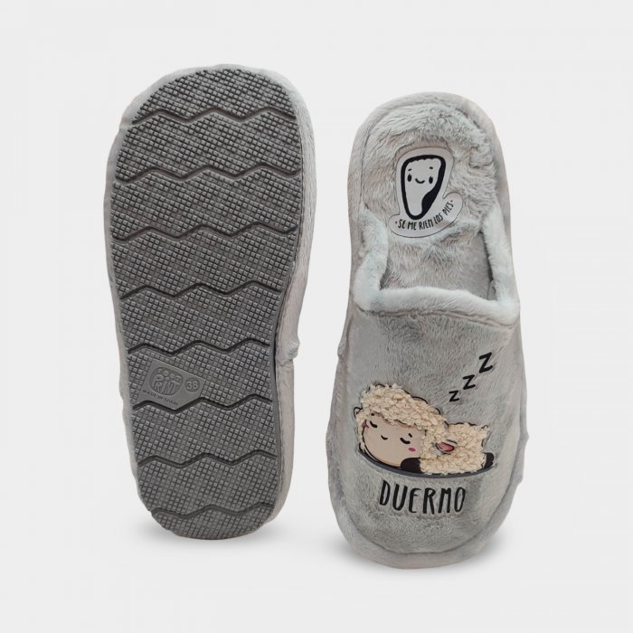 Zapatillas Casa Mujer “Más Vale Tarde” | Oveja Dormida - 5