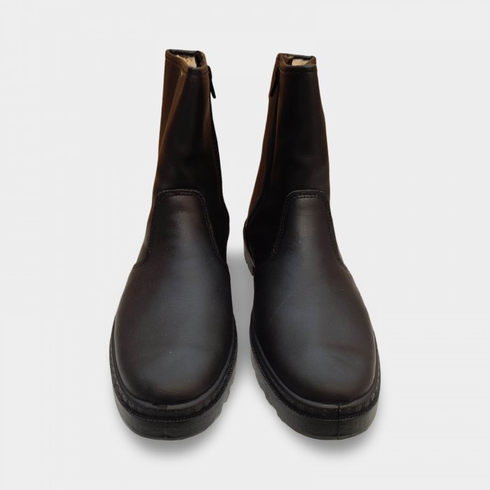 Bottes Postigo en cuir noir à fermeture éclair - 2