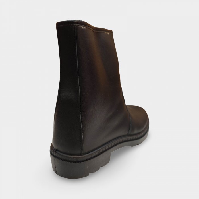 Bottes Postigo en cuir noir à fermeture éclair - 4