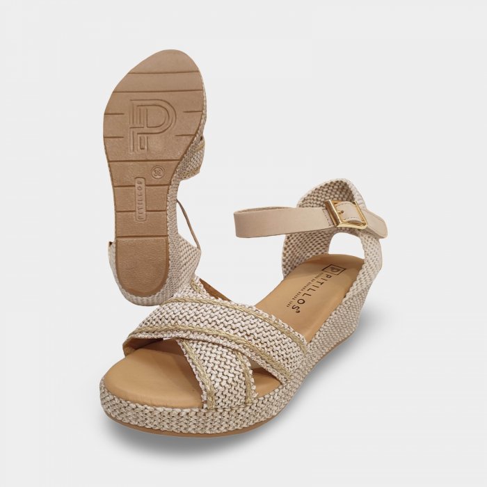 Pitillos 11263 cunhas de couro de juta - 3