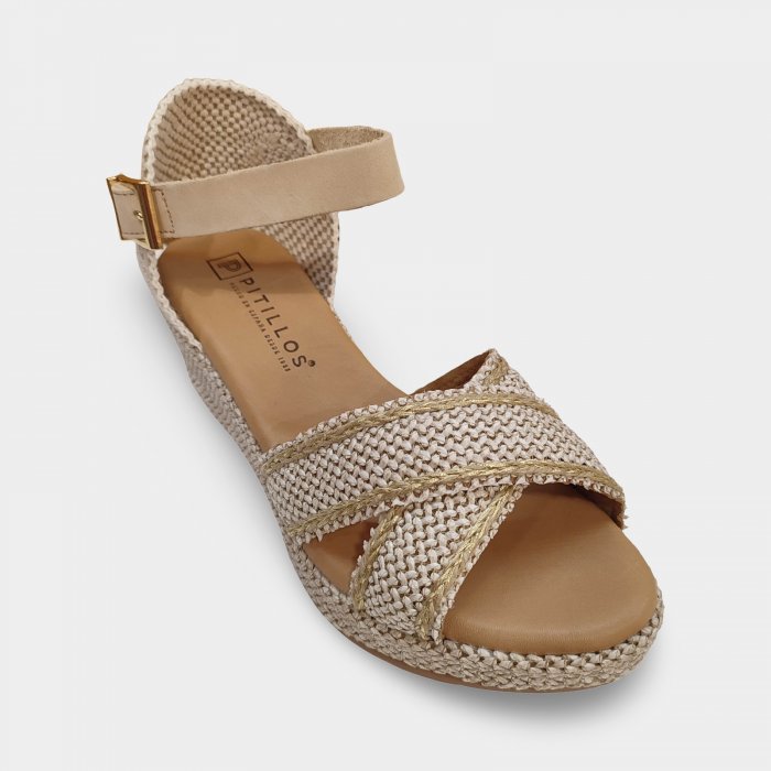 Pitillos 11263 cunhas de couro de juta - 4