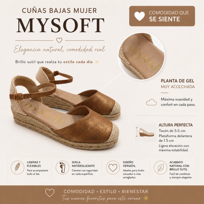 Falques baixes My Soft planta gel - 6