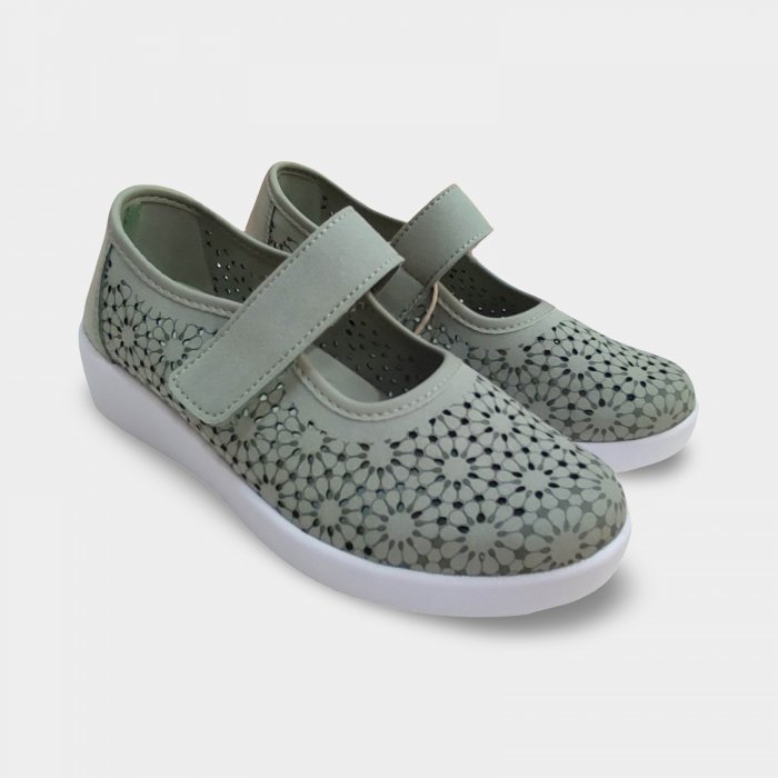 Mercè Dona Còmodes amb Velcro Doctor Cutillas | Sabata Lleugera i Transpirable Menta - 2