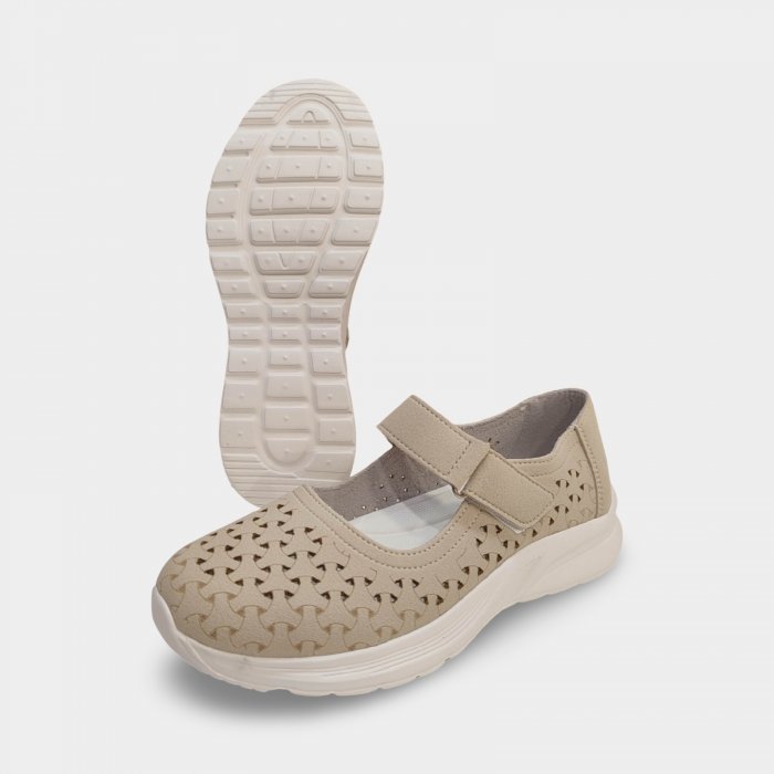 Chaussures Mary Janes à scratch avec ajours - 2