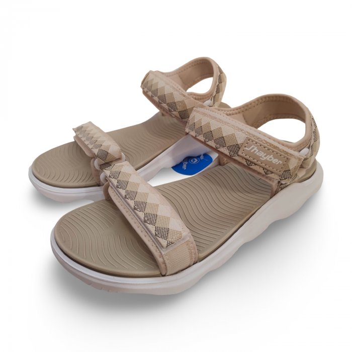 Sadalias deportivas con velcros Jhayber en beige - 3
