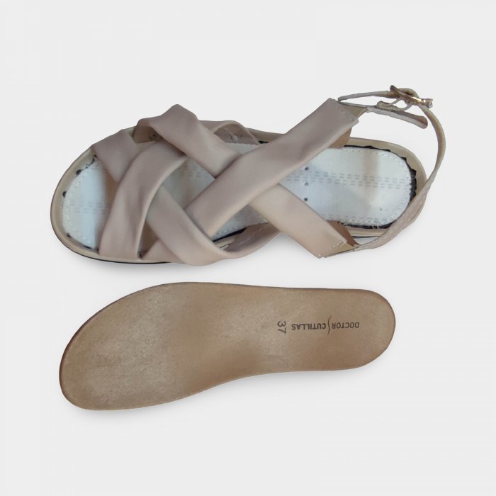 Sandales confortables pour femmes Doctor Cutillas 37150 Beige | Semelle intérieure anatomique et flexible - 4