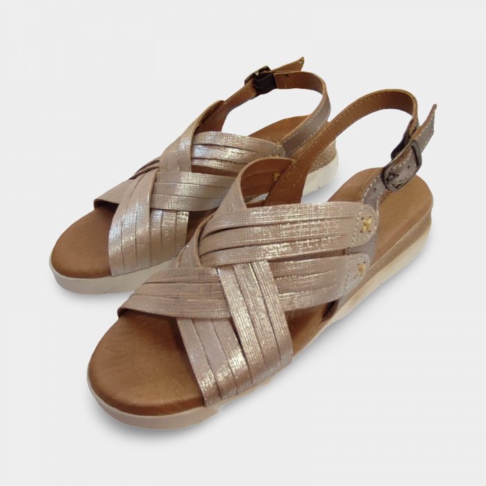 Sandàlies Dona Còmodes Doctor Cutillas Platí | Pell amb Cunya i Sivella Econòmiques - 2