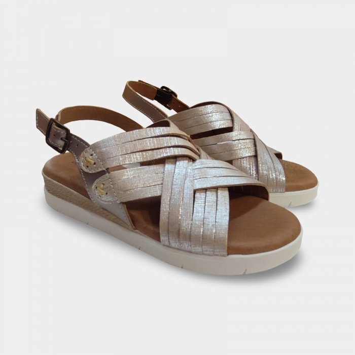 Sandàlies Dona Còmodes Doctor Cutillas Platí | Pell amb Cunya i Sivella Econòmiques - 4