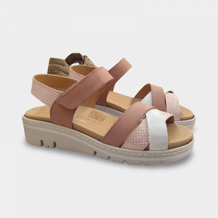 Sandàlies Dona Còmodes Doctor Cutillas Rosa | Alta Gamma, Flexibles i Anatòmiques - 1