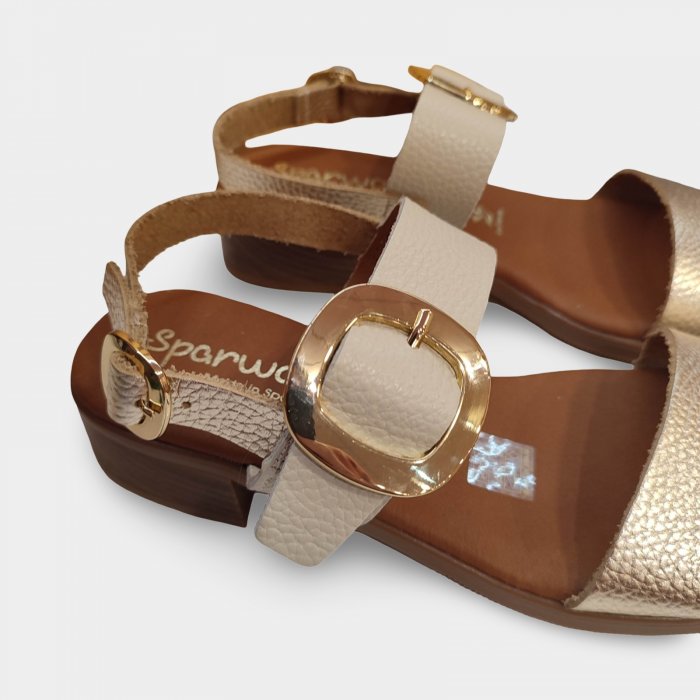 Sandàlies Sparwoman 5894 pell taló baix - 3