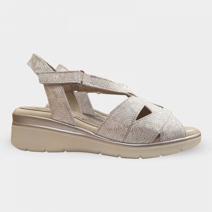 Sandalias cuña Pitillos 11041 piel - 1