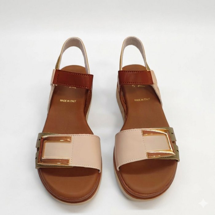 Sandàlies falca dona còmodes amb dos velcro i gel - 2