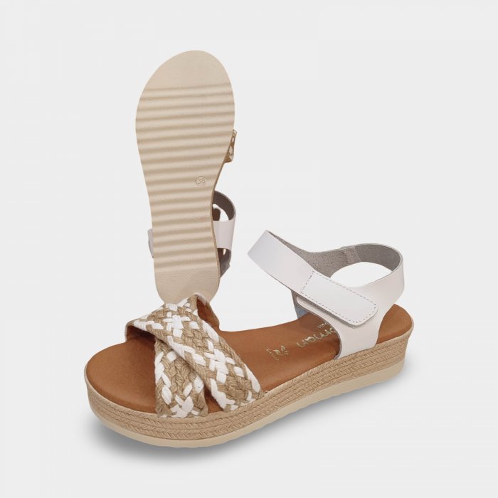 Sandàlies pell Sparwoman 6014 jute - 3