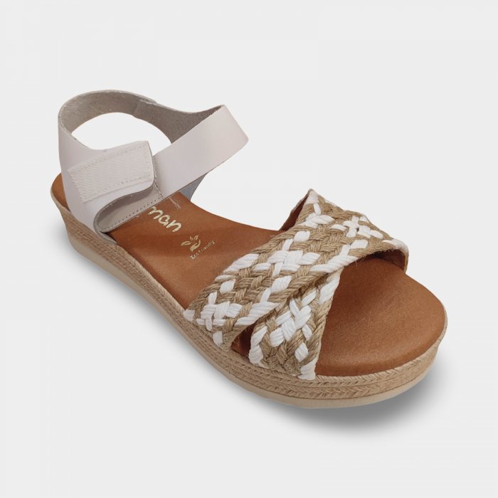 Sandàlies pell Sparwoman 6014 jute - 4