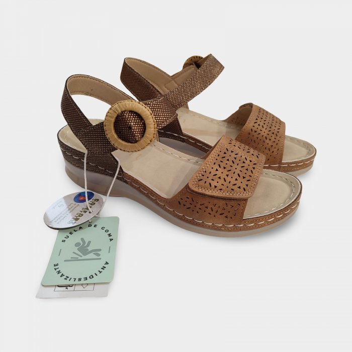 Sandàlies velcros My Soft falca baixa - 2